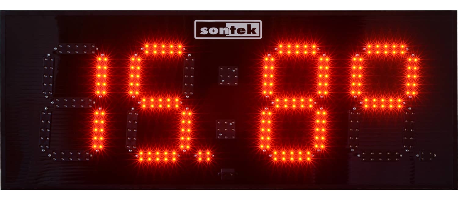 Exteriérové digitálne hodiny SONTEK D208P/330/4/D/R